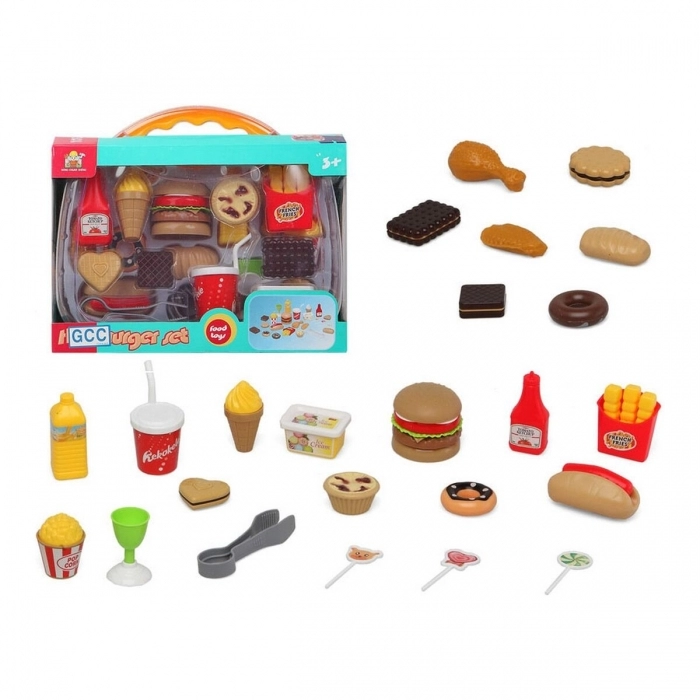 Set de juguetes Burger Set (28 x 20 cm)