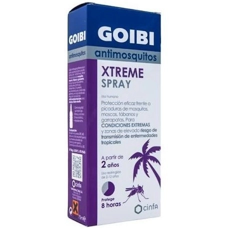 Goibi Antimosquitos Xtreme Spray 75ml Goibi Antimosquitos Xtreme Spray 75ml