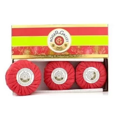Roger & Gallet Fleur de Figuier Savons Parfumés 3x100g Roger & Gallet Fleur de Figuier Savons Parfumés 3x100g