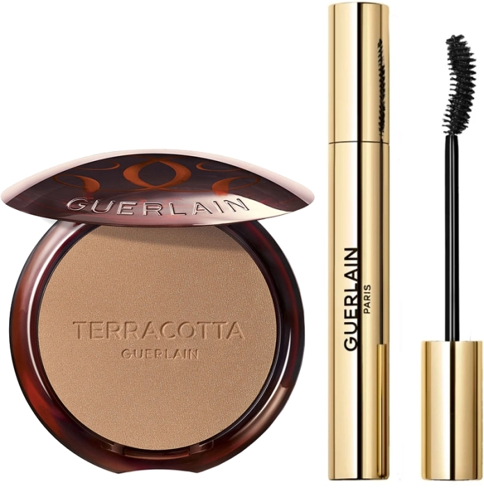 Set Mascara Noir G Courbe Volume Intense 24H 01 Black + Terracota 03 Moyen Doré Set Mascara Noir G Courbe Volume Intense 24H 01 Black + Terracota 03 Moyen Doré