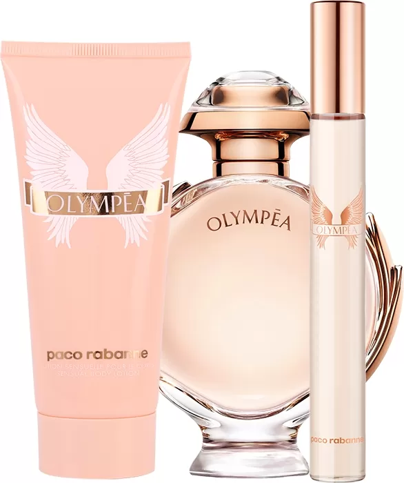 Set Olympea 50ml + Body Lotion 75ml + Edp 10ml Set Olympea 50ml + Body Lotion 75ml + Edp 10ml
