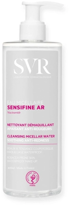 Sensifine AR Eau Micellaire Nettoyant Démaquillant