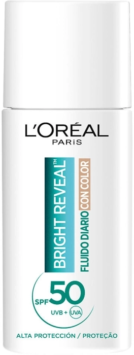 Bright Reveal Fluido Diario Con Color y Niacinamida SPF50 Bright Reveal Fluido Diario Con Color y Niacinamida SPF50