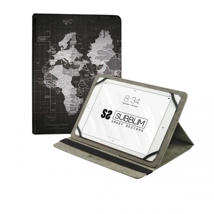 Funda para Tablet Subblim TRENDY CASE WORLD MAP 10.1