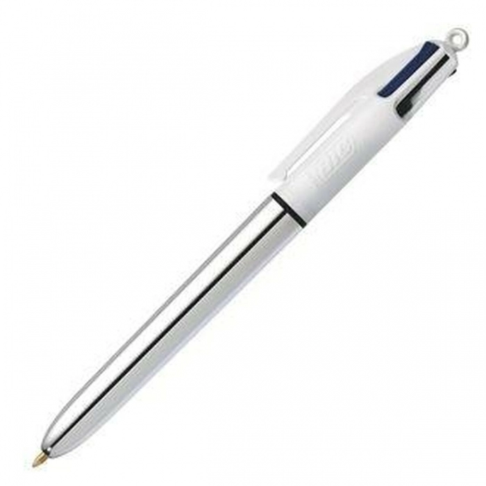 Bolígrafo Bic Shine Silver 12 Unidades