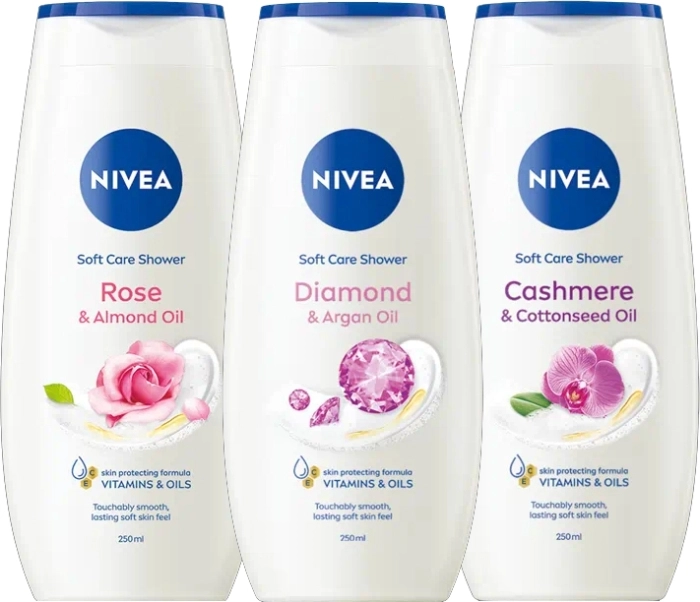 Set  Oil Shower Nivea 3x250ml