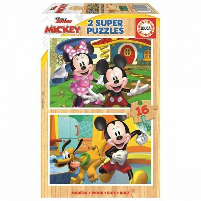 Puzzle Educa Mickey & Minnie ( 2 x 16 pcs)
