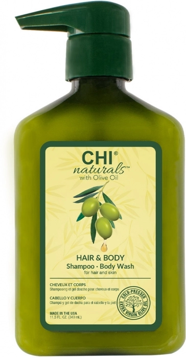 CHI Naturals with Olive Oil Hair and Body Shampoo Body Wash