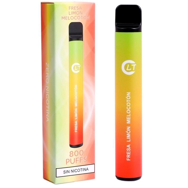Vaper Sin Nicotina Fresa, Limón y Melocotón 800 Caladas Vaper Sin Nicotina Fresa, Limón y Melocotón 800 Caladas