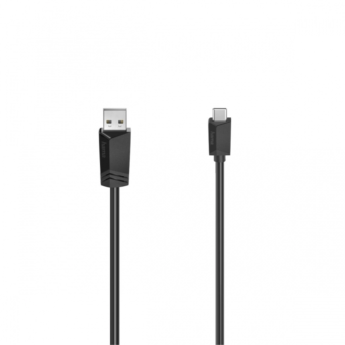 Cable USB A A USB C Hama 00200633 Negro - Comprar online en