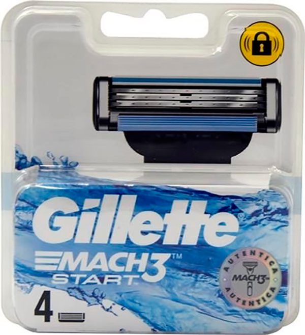 Gillette Mach3 Start 4 Recargas Gillette Mach3 Start 4 Recargas