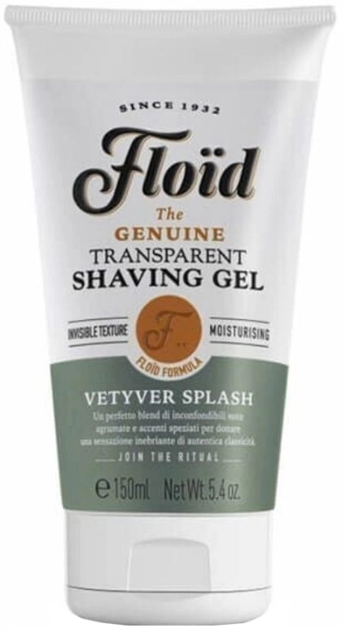 Genuine Transparent Shaving Gel Vetyver Splash