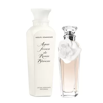 Set Agua Fresca De Rosas Blancas Edt + Body Lotion 300ml Comprar online en Perfumaniacos.com