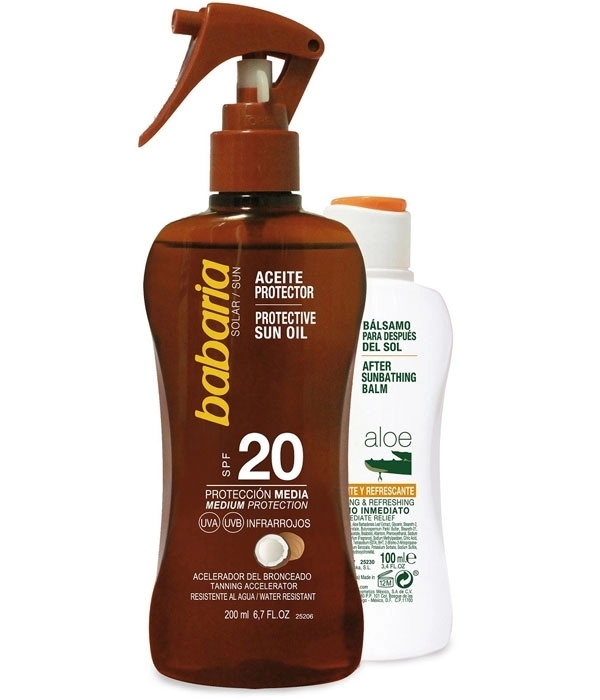 Set Aceite Protector SPF20 200ml + Aftersun 100ml