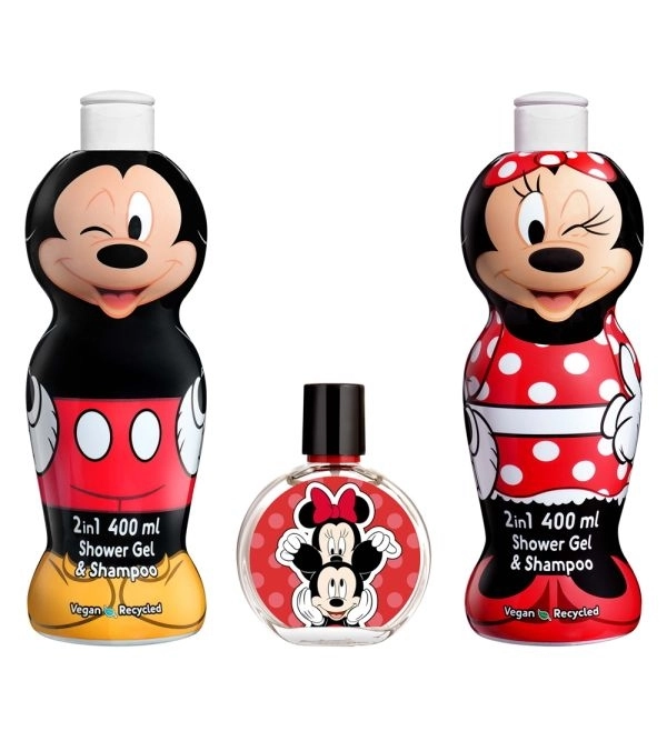 Set Mickey and Minnie 50ml + Gel & Shampoo 2x400ml