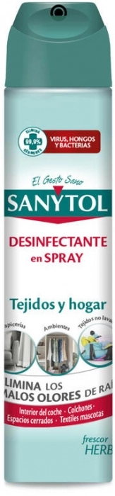 Spray Desinfectante Tejidos Y Hogar - Comprar online en