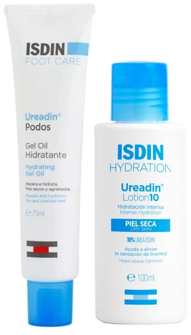 Set Ureadin Podos Gel Oil 75ml + Ureadin Lotion10 Hidratación Intensa 100ml