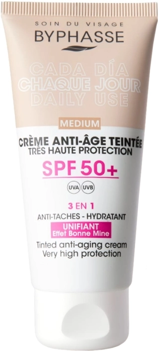 Crème Anti-âge Teintée SPF50+ Crème Anti-âge Teintée SPF50+