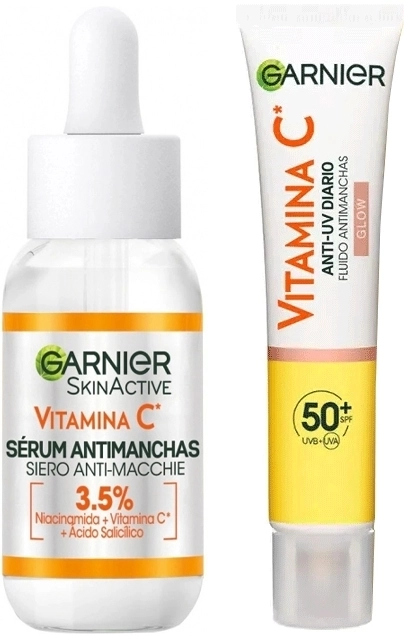 Set SkinActive Serum Anti Manchas con Vitamina C 30ml + SkinActive Vitamina C* S