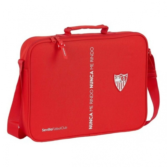 Cartera Escolar Sevilla Fútbol Club Rojo (38 x 28 x 6 cm)