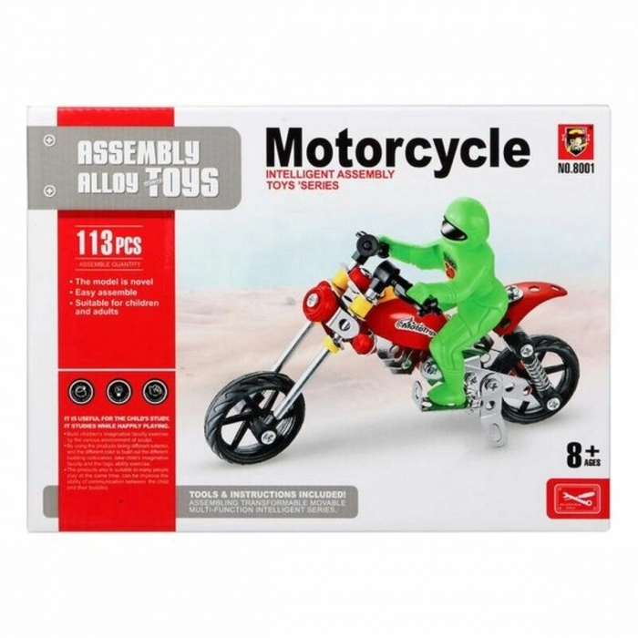 Juego de Construcción Motocicleta 117585 (113 Pcs) Juego de Construcción Motocicleta 117585 (113 Pcs)