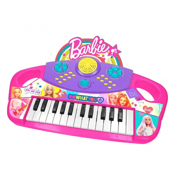Juguete Musical Barbie Piano Electrónico