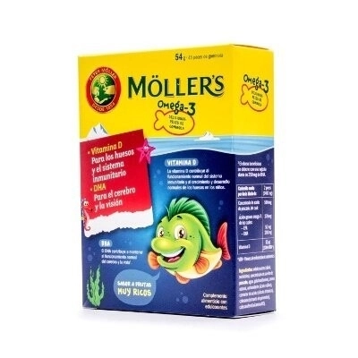 Mollers omega 3 45 gominolas