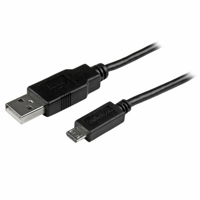 Cable USB a Micro USB Startech USBAUB1MBK           Negro