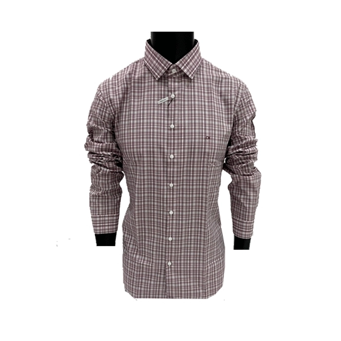 Camisa a Cuadros Rojos Slim Fit Camisa a Cuadros Rojos Slim Fit