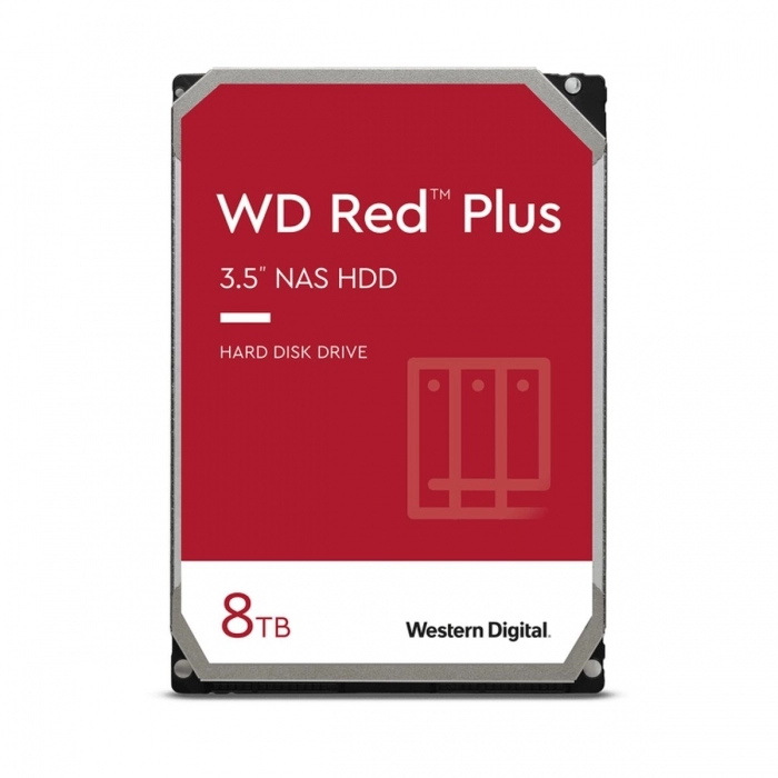 Disco Duro Western Digital Red Plus 8 TB SSD 8 TB 3,5