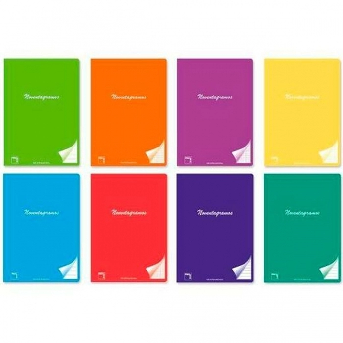 Cuaderno Pacsa Multicolor 5 mm Cuadrícula impresa A4 48 Hojas (6 Unidades)