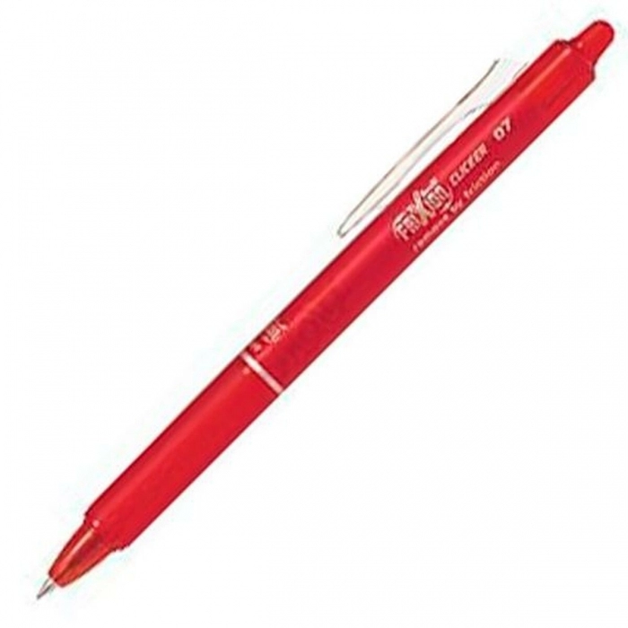 Bolígrafo Pilot Frixion Clicker Tinta borrable Rojo 0,4 mm 12 Unidades