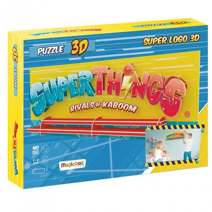 Puzzle 3D Superlogo Superthings (80 x 31 x 7 cm)