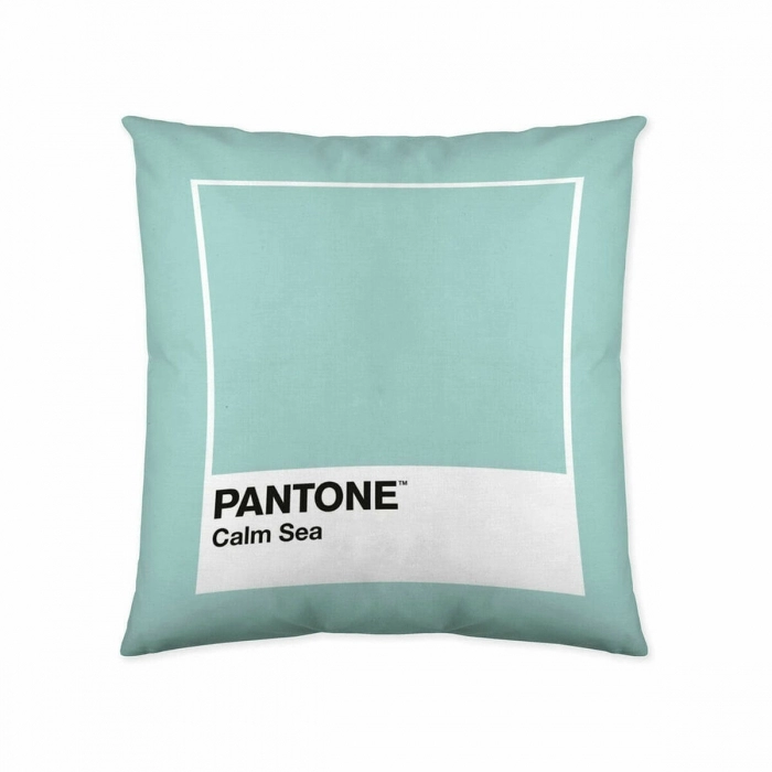 Funda de cojín Calm Sea Pantone (50 x 50 cm)