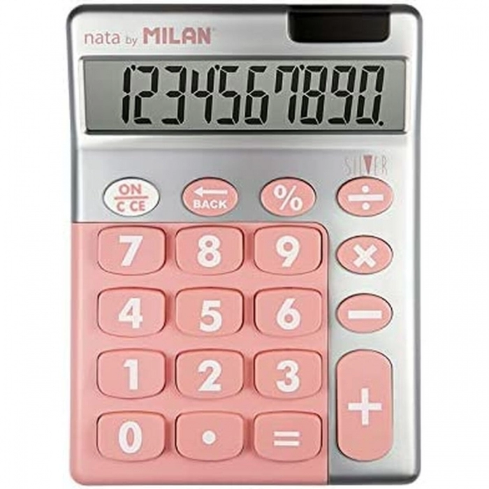 Calculadora Milan Rosa Palo (14,5 x 10,6 x 2,1 cm)