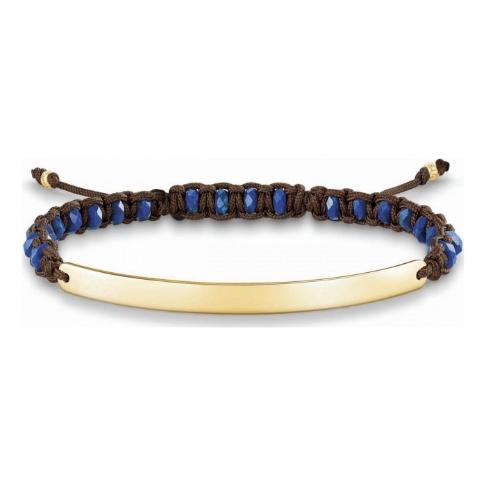 Pulsera Thomas Sabo LBA0056-892-32-L21v Azul Plata Dorado (21 cm)