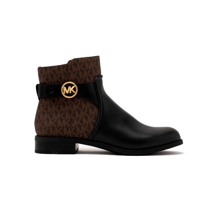 Bota Plana Carmen Black/Brown Bota Plana Carmen Black/Brown