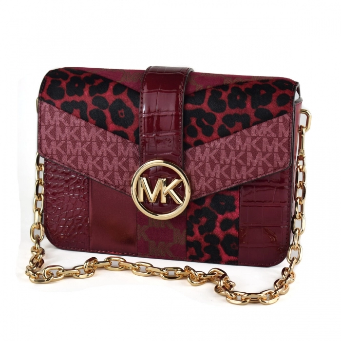 Bolso Mujer Michael Kors 35F2GNML2Y-MULBERRY-MLT Rojo (23 x 17 x 5 cm)