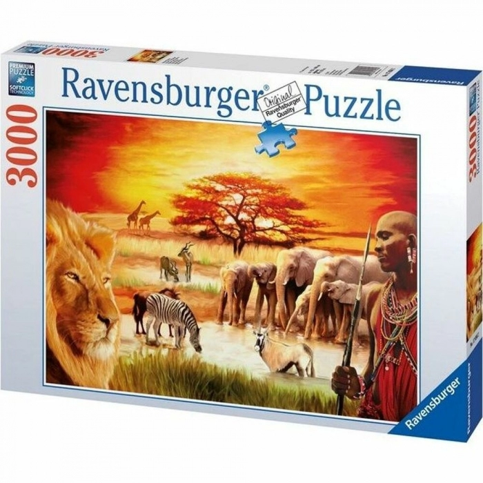 Puzzle Ravensburger Massai Pride (3000 Piezas)