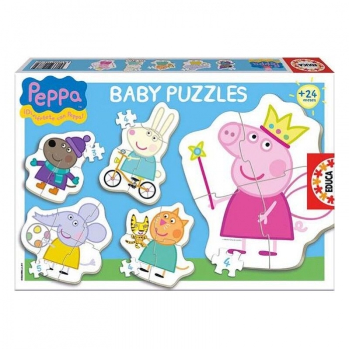 Set de 5 Puzzles Baby Peppa Pig Educa Set de 5 Puzzles Baby Peppa Pig Educa