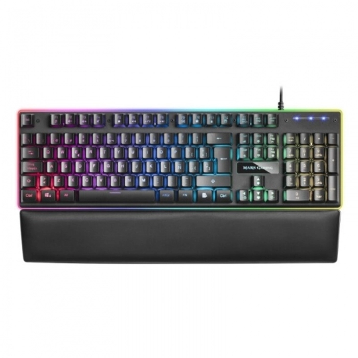 Teclado Gaming Mars Gaming MK320ES RGB USB Negro