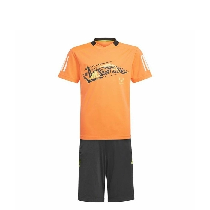 Conjunto Deportivo para Niños Adidas Messi Naranja 7-8 Años