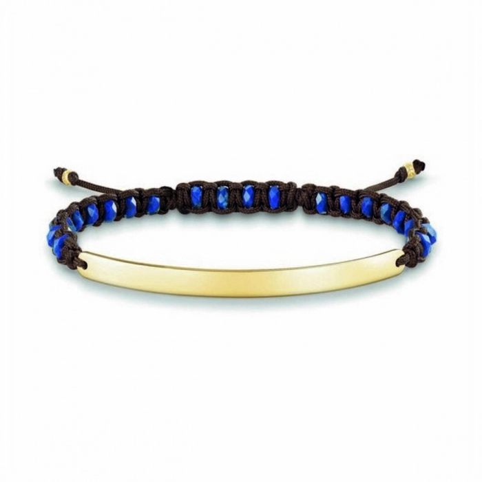 Pulsera Mujer Thomas Sabo LBA0056-892-32-L19v Azul Dorado Plata (16 - 19 cm)