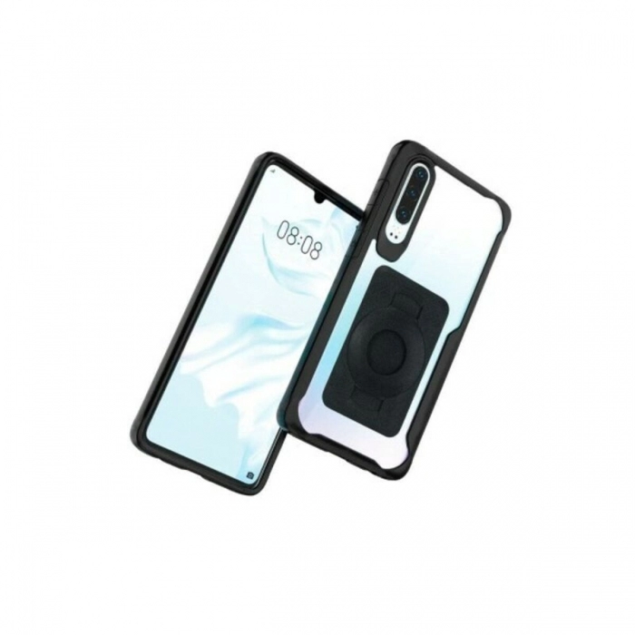 Carcasa Fitclic Neo Lite Bike Huawei P30 Transparente Negro