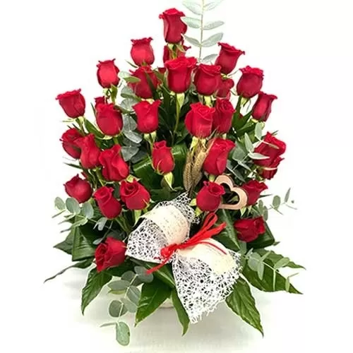 Centro 50 Rosas Rojas Centro 50 Rosas Rojas