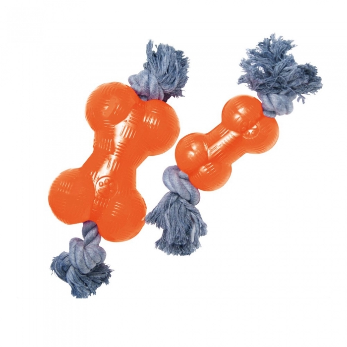 Juguete para perros Gloria Hueso Naranja M (14 cm)