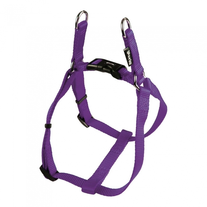 Arnés para Perro Gloria Liso Ajustable 35-51 cm Morado Talla S