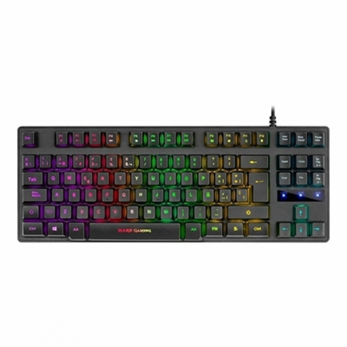 Teclado Gaming Mars Gaming MKTKLES LED RGB