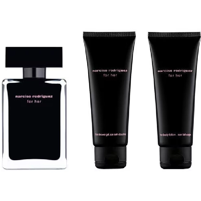 Set Narciso Rodriguez for Her 50ml + Body Lotion 75ml + Shower Gel 75ml Set Narciso Rodriguez for Her 50ml + Body Lotion 75ml + Shower Gel 75ml