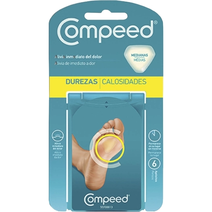 Compeed Durezas Hidrocoloide Talla M Compeed Durezas Hidrocoloide Talla M